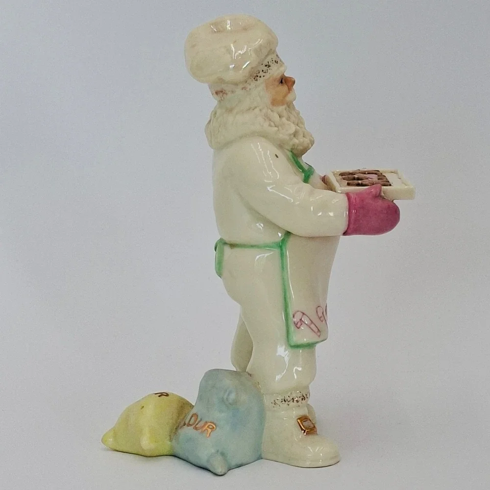Lenox Treasured Santa Collection Figurine - Cookies From Santa